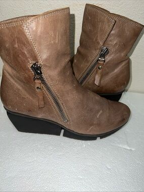 Tripped Bootie 39 Women Light Brown  taupe